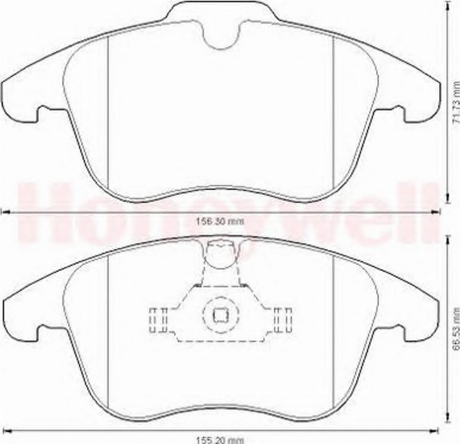 BENDIX 573201B - Əyləc altlığı dəsti, əyləc diski furqanavto.az