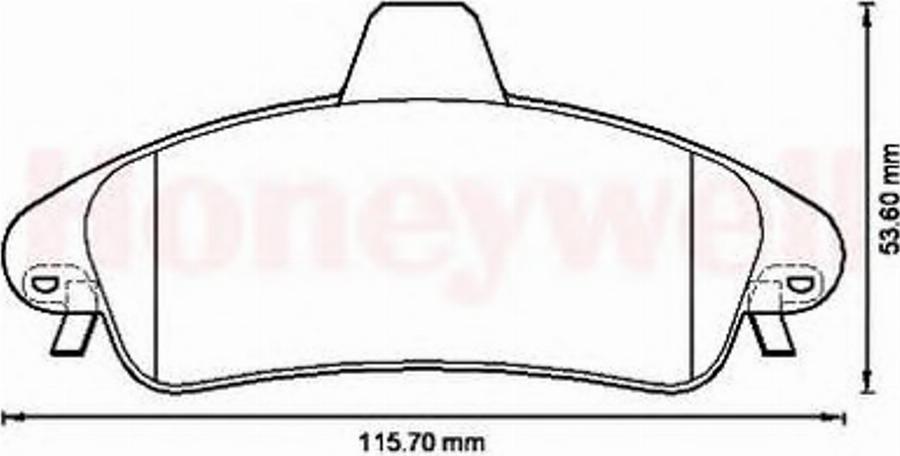 BENDIX 573213B - Əyləc altlığı dəsti, əyləc diski furqanavto.az