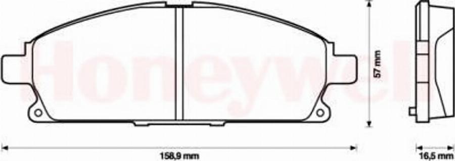 BENDIX 572466B - Əyləc altlığı dəsti, əyləc diski furqanavto.az