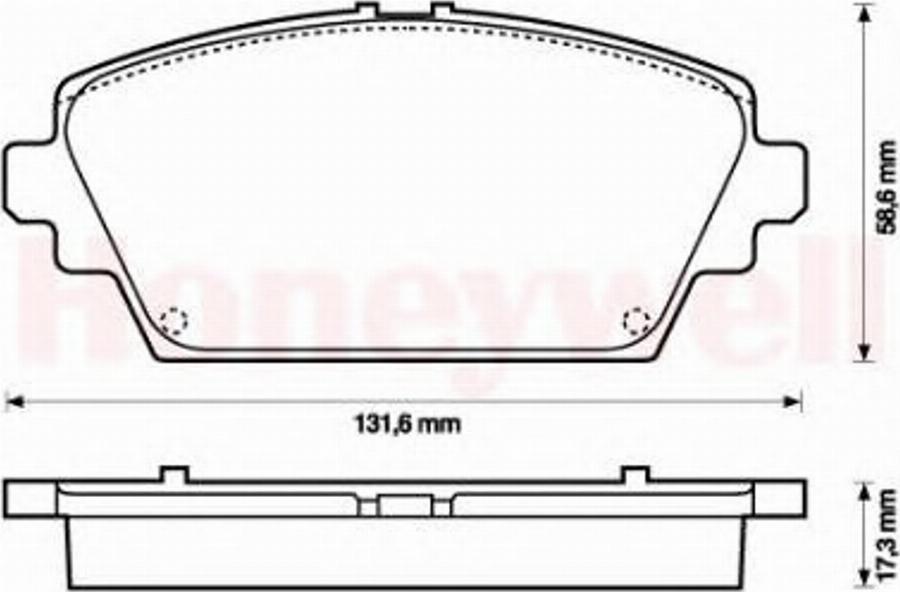 BENDIX 572428B - Əyləc altlığı dəsti, əyləc diski furqanavto.az