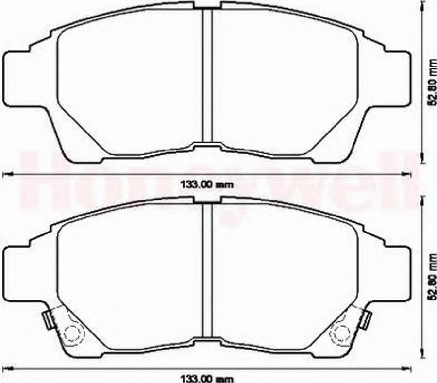 BENDIX 572543B - Əyləc altlığı dəsti, əyləc diski furqanavto.az