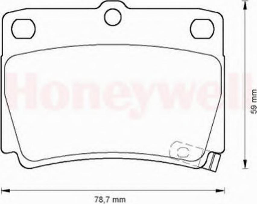 BENDIX 572519B - Əyləc altlığı dəsti, əyləc diski furqanavto.az