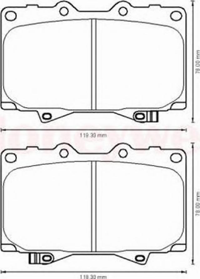 BENDIX 572528B - Əyləc altlığı dəsti, əyləc diski furqanavto.az