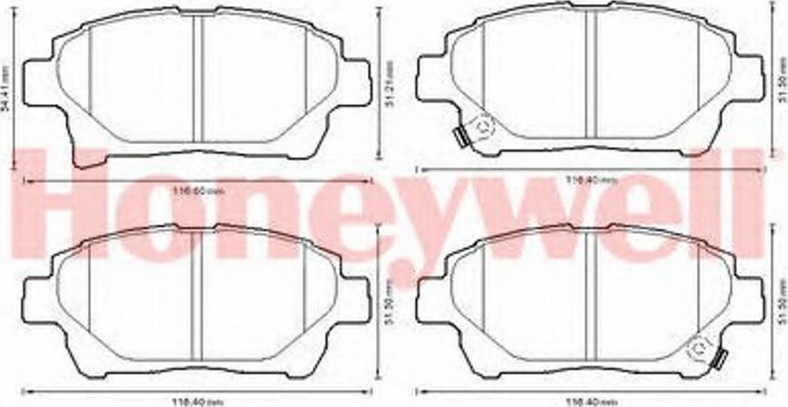 BENDIX 572618B - Əyləc altlığı dəsti, əyləc diski furqanavto.az