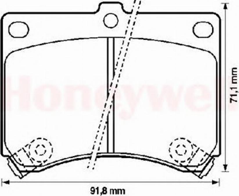 BENDIX 572146B - Əyləc altlığı dəsti, əyləc diski furqanavto.az