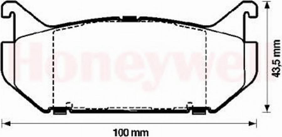 BENDIX 572161B - Əyləc altlığı dəsti, əyləc diski furqanavto.az