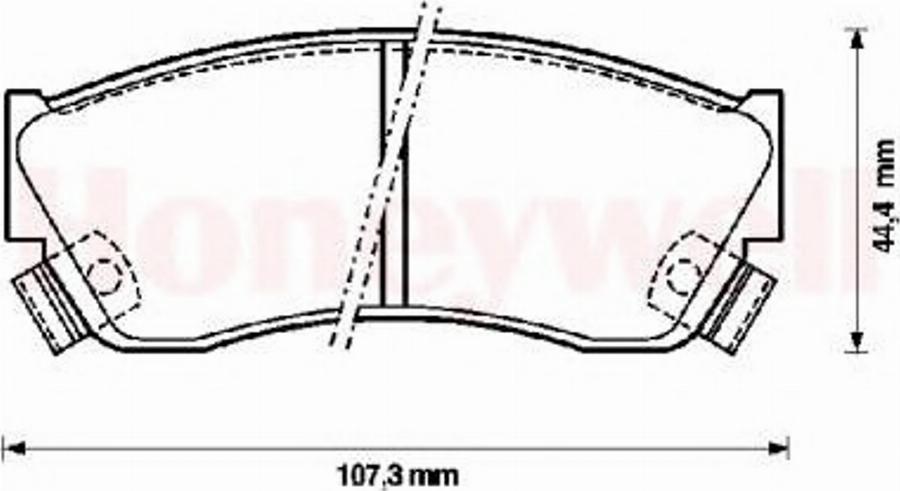 BENDIX 572179B - Əyləc altlığı dəsti, əyləc diski furqanavto.az