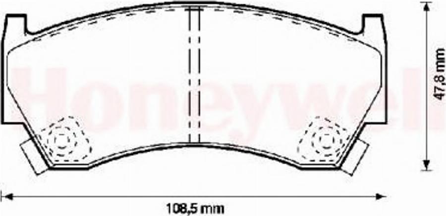 BENDIX 572396 B - Əyləc altlığı dəsti, əyləc diski furqanavto.az