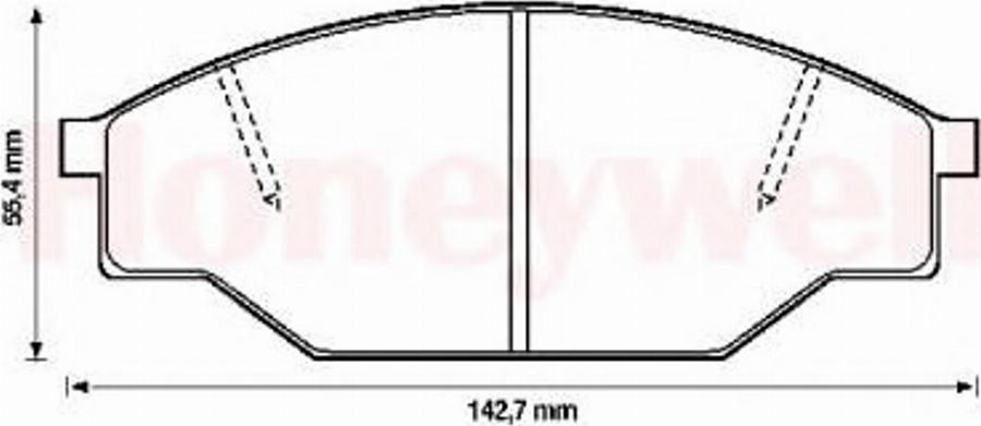 BENDIX 572363B - Əyləc altlığı dəsti, əyləc diski furqanavto.az