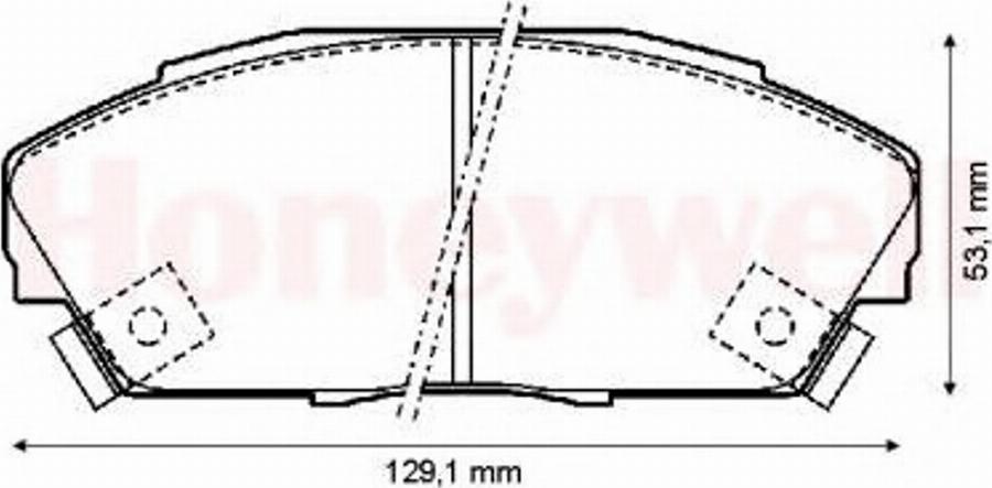 BENDIX 572309B - Əyləc altlığı dəsti, əyləc diski furqanavto.az