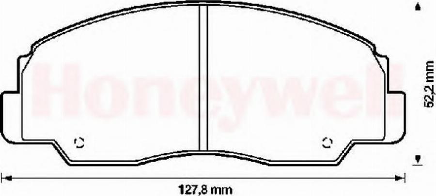 BENDIX 572294B - Əyləc altlığı dəsti, əyləc diski furqanavto.az