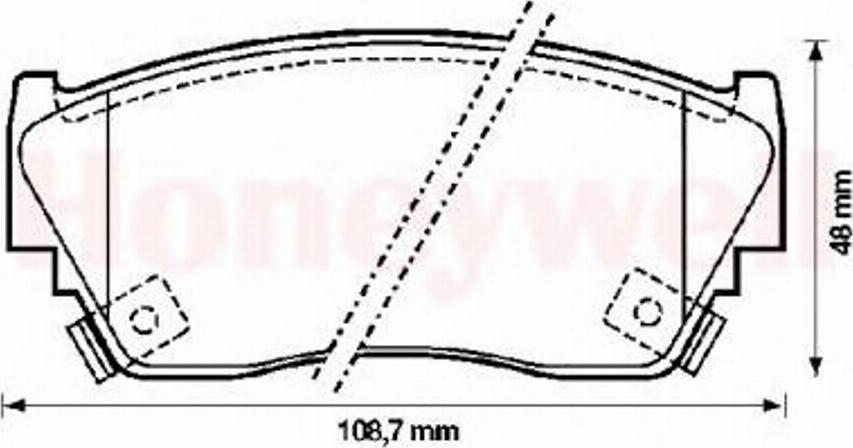 BENDIX 572210B - Əyləc altlığı dəsti, əyləc diski furqanavto.az