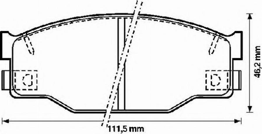 BENDIX 572227B - Əyləc altlığı dəsti, əyləc diski furqanavto.az