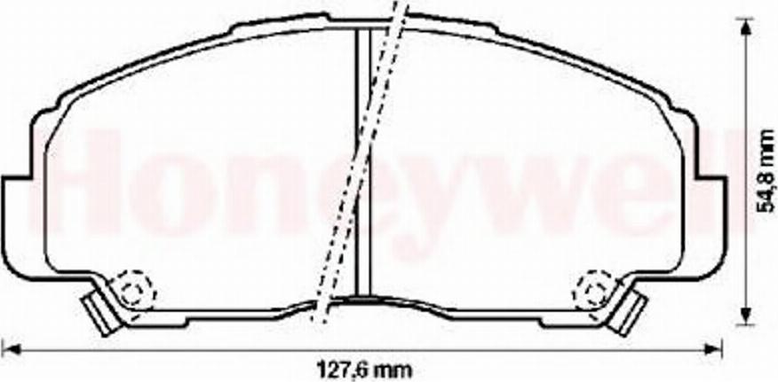 BENDIX 572278B - Əyləc altlığı dəsti, əyləc diski furqanavto.az