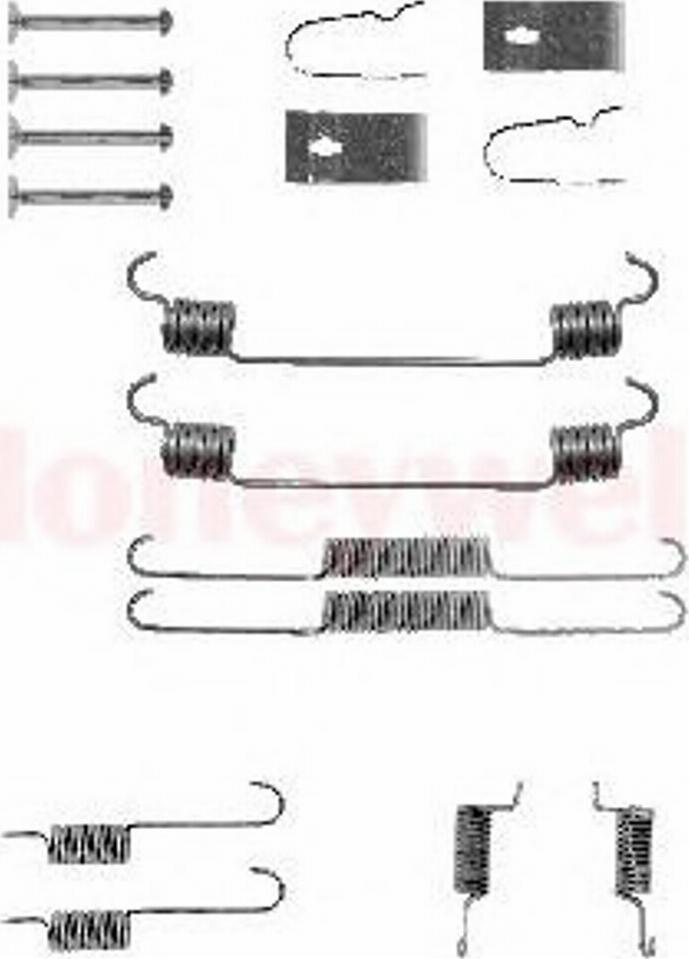 BENDIX 771237B - Aksesuar dəsti, əyləc başlıqları furqanavto.az