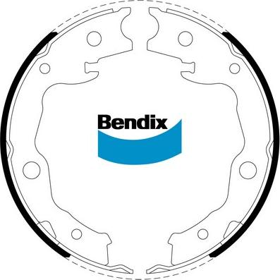 Bendix-AU BS5257 - Əyləc başlığı dəsti, dayanacaq əyləci furqanavto.az