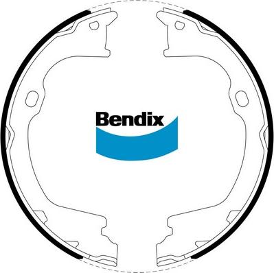 Bendix-AU BS5263 - Əyləc başlığı dəsti, dayanacaq əyləci furqanavto.az