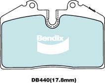 Bendix-AU DB440 ULT - Əyləc altlığı dəsti, əyləc diski furqanavto.az