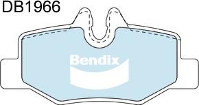 Bendix-AU DB1966 EURO+ - Əyləc altlığı dəsti, əyləc diski furqanavto.az