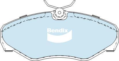 Bendix-AU DB1962 HD - Əyləc altlığı dəsti, əyləc diski furqanavto.az