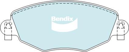 Bendix-AU DB1479 EURO+ - Əyləc altlığı dəsti, əyləc diski furqanavto.az
