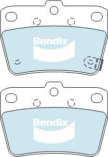Bendix-AU DB1680 -4WD - Əyləc altlığı dəsti, əyləc diski furqanavto.az