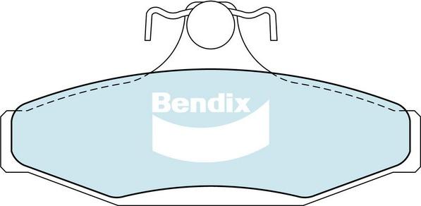 Bendix-AU DB1086 ULT - Əyləc altlığı dəsti, əyləc diski furqanavto.az