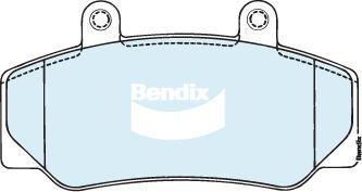 Bendix-AU DB1169 EURO+ - Əyləc altlığı dəsti, əyləc diski furqanavto.az