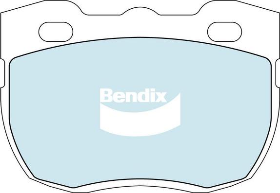 Bendix-AU DB1176 HD - Əyləc altlığı dəsti, əyləc diski furqanavto.az