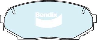 Bendix-AU DB1178 GCT - Əyləc altlığı dəsti, əyləc diski furqanavto.az