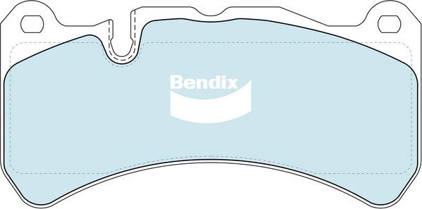 Bendix-AU DB1845 ULT - Əyləc altlığı dəsti, əyləc diski furqanavto.az