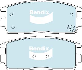 Bendix-AU DB1862 -4WD - Əyləc altlığı dəsti, əyləc diski furqanavto.az