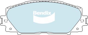 Bendix-AU DB1820 GCT - Əyləc altlığı dəsti, əyləc diski furqanavto.az