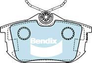 Bendix-AU DB1382 EURO+ - Əyləc altlığı dəsti, əyləc diski furqanavto.az