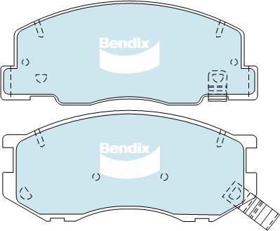 Bendix-AU DB1372 GCT - Əyləc altlığı dəsti, əyləc diski furqanavto.az