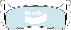 Bendix-AU DB1291 GCT - Əyləc altlığı dəsti, əyləc diski furqanavto.az