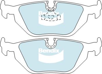 Bendix-AU DB1245 EURO+ - Əyləc altlığı dəsti, əyləc diski furqanavto.az