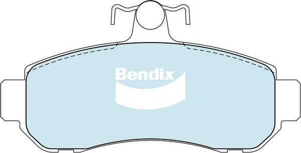 Bendix-AU DB1203 HD - Əyləc altlığı dəsti, əyləc diski furqanavto.az