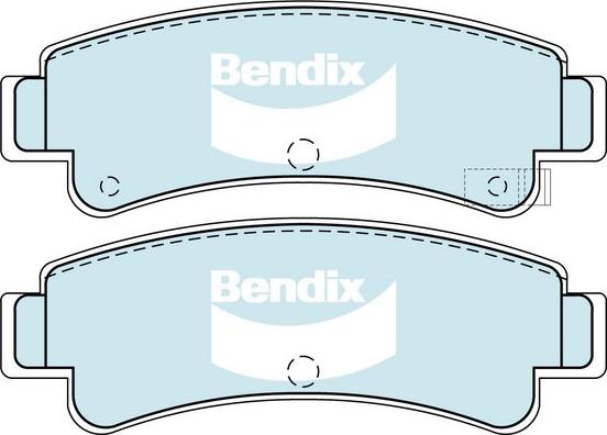 Bendix-AU DB1211 GCT - Əyləc altlığı dəsti, əyləc diski furqanavto.az