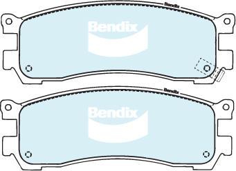 Bendix-AU DB1222 GCT - Əyləc altlığı dəsti, əyləc diski furqanavto.az