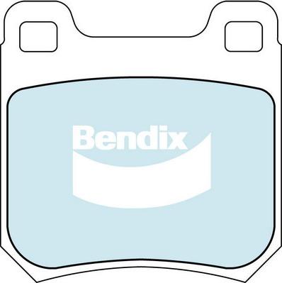 Bendix-AU DB1273 EURO+ - Əyləc altlığı dəsti, əyləc diski furqanavto.az
