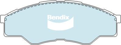 Bendix-AU DB1741 -4WD - Əyləc altlığı dəsti, əyləc diski furqanavto.az