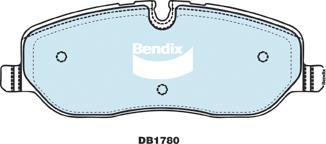 Bendix-AU DB1780 -4WD - Əyləc altlığı dəsti, əyləc diski furqanavto.az