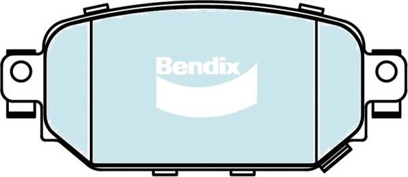 Bendix-AU DB2495 GCT - Əyləc altlığı dəsti, əyləc diski furqanavto.az