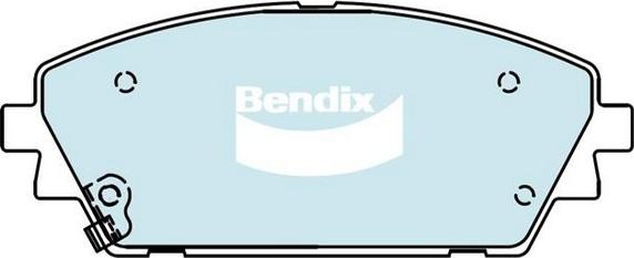 Bendix-AU DB2538 GCT - Əyləc altlığı dəsti, əyləc diski furqanavto.az