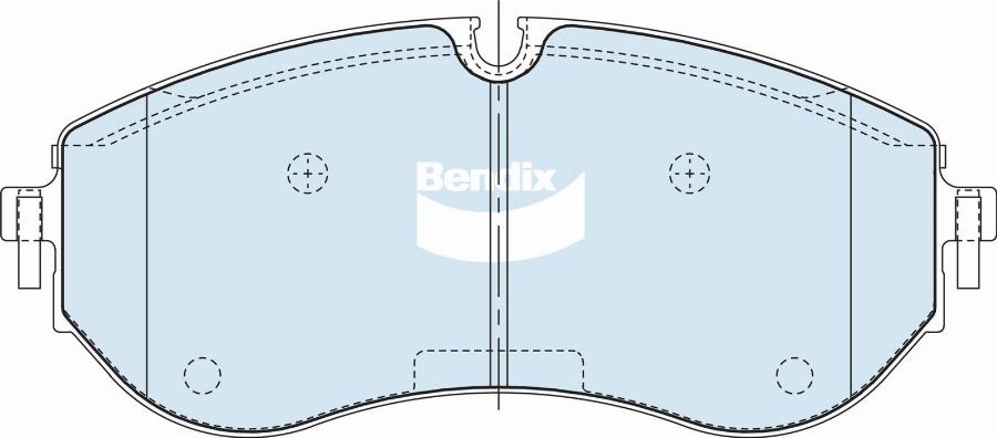 Bendix-AU DB2683 HD - Əyləc altlığı dəsti, əyləc diski furqanavto.az