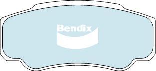 Bendix-AU DB2046 HD - Əyləc altlığı dəsti, əyləc diski furqanavto.az