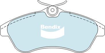 Bendix-AU DB2043 EURO+ - Əyləc altlığı dəsti, əyləc diski furqanavto.az