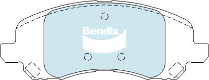 Bendix-AU DB2065 GCT - Əyləc altlığı dəsti, əyləc diski furqanavto.az