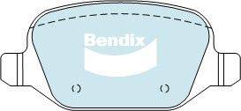 Bendix-AU DB2039 HD - Əyləc altlığı dəsti, əyləc diski furqanavto.az